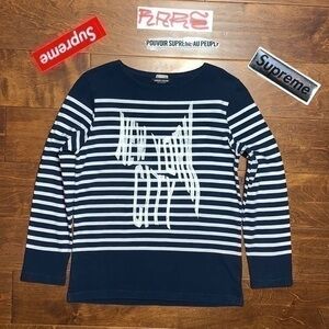 ON HOLD Undercover Japan NEW YORK CITY Graphic Striped Sweat Shirt early archive